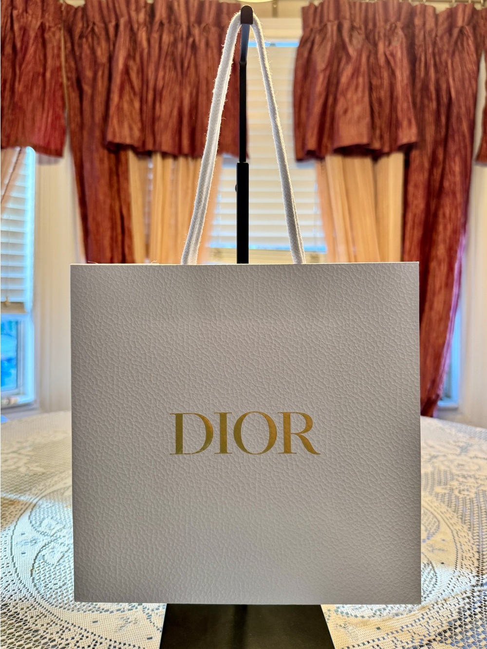 DIOR pebble paper shopping bag